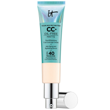 IT Cosmetics CC+ Oil-Free Matte Krém SPF 40 Fényvédővel-zsíros Bőrre Medium tan (W) CC 32 ml smink alapozó