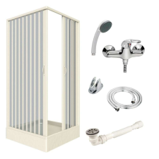 ITALBOX Luna 80 kabincsomag fürdőkáddal és zuhanyzós elemmel, 80x80 cm kád, zuhanykabin