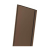 ITALBOX PVC összecsukható ajtó, 6 ablakkal, 85x203cm, dió, Olaszországban gyártva