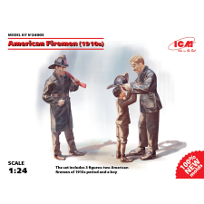 Italeri 1/24 Amerikai tűzoltó szett 1910 modell kiegészítő makett