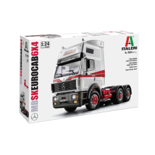 Italeri 1/24 Mercedes-Benz SK Eurocab 6x4 kamion modell makett
