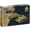 Italeri 1/56 Italian Tanks & Semoventi tank makett