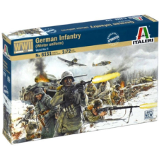 Italeri : II. világháborús német katonák téli egyenruhában, 1:72 (6151s) (6151s) makett
