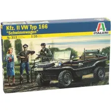 Italeri : Kfz. II VW Typ 166 harckocsi makett, 1:35 makett