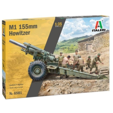 Italeri : M1 155mm Howitzer löveg makett legénységgel, 1:35 makett