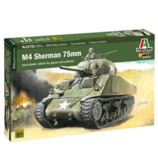 Italeri : m4 sherman 75mm tank makett, 1:56 makett