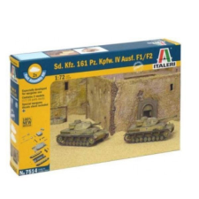Italeri : Sd.Kfz.161 Pz.Kpfw.IV tank makett, 1:72 makett