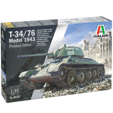 Italeri T-34/76 Mod. 1943 prémium harckocsi műanyag modell (1:35) makett