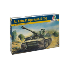 Italeri Tiger I Ausf. E/ H1 hackocsi műanyag modell (1:35) (MI-286) autópálya és játékautó