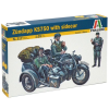 Italeri : Zündapp KS750 motorkerékpár makett, 1:35