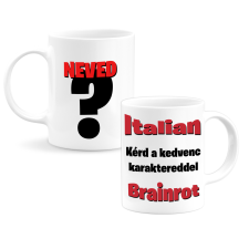  Italian brainrot egyedi neves bögre bögrék, csészék