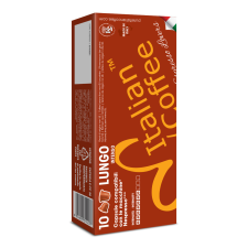 Italian Coffee Nespresso kompatibilis Lungo Italian Coffee kávékapszula (10 db) kávé