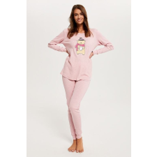 italian-fashion Baula női pizsama, rózsaszín, macis S hálóing, pizsama
