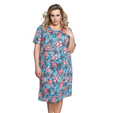 italian-fashion Malwa hálóing virágokkal, kék M hálóing, pizsama