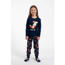 italian-fashion Wasilla lánykapizsama, kék, rókás 146/152 gyerek hálóing, pizsama