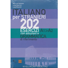 ITALIANO PER STRANIERI 202 E A1/A2 nyelvkönyv, szótár
