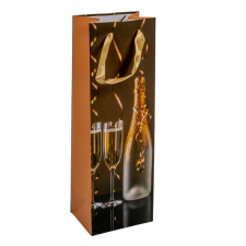  Italos tasak pezsgős mintás 12x36cm dekorációs kellék