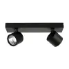 ITALUX Boniva  fekete LED mennyezeti spotlámpa (IT-SPL-2854-2B-BL) LED 2 izzós IP20