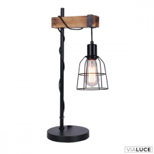 ITALUX Fekete asztali lámpa, E27, Ponte, IT-TB-4290-1 világítás