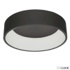 ITALUX Fekete mennyezeti lámpa, LED, 32W, 3000K melegfehér, 1760 lm, Chiara, IT-3945-832RC-BK-3