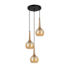 ITALUX Függeszték Bronz Favera ITALUX-PND-42361-3A-BRO-AMB