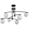 ITALUX glamour modern függeszték senai  fehér fekete itxpnd-31322-6a-sb