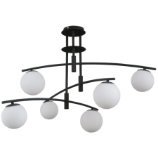 ITALUX glamour modern függeszték senai  fehér fekete itxpnd-31322-6a-sb világítás