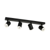 ITALUX Helvia  fekete LED mennyezeti spotlámpa (IT-SPL-31991-4B-BK) LED 4 izzós IP20
