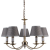 ITALUX Klasszikus Csillár Zanobi  Antik bronz ITXPND-43272-5