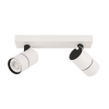 ITALUX Laconi  fehér-fekete mennyezeti spotlámpa (IT-SPL-2813-2B-WH) GU10 2 izzós IP20