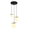 ITALUX modern függeszték merseta antik bronz opál itxpnd-463323a-bro+w