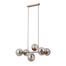 ITALUX modern függeszték molite borostyán arany itxpnd-1098-6-hb világítás