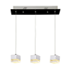 ITALUX modern LED függeszték seth króm átlátszó itxmd14009016-3a