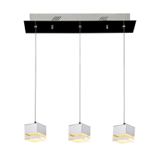 ITALUX modern LED függeszték seth króm átlátszó itxmd14009016-3a világítás