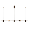ITALUX Remdal arany függesztett lámpa (IT-PND-16374-5-COP-GD-3K) LED 1 izzós IP20