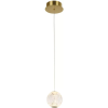  Italux ROSARIO PND-12220121-1A-GD Függőlámpa 1x4,2W/LED 3200K 280LM IP20