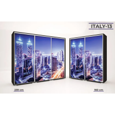 italy 13 tolóajtós gardrób bútor