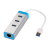 iTec i-tec USB 3.0 Metal HUB 3 Port with Gigabit Ethernet Adapter