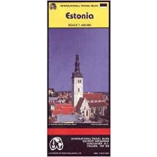 ITMB Észtország térkép ITMB 1:400 000 térkép