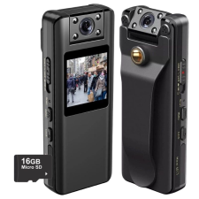 IUNI A22 testkamera, 16GB, Reporterfon, Éjjellátó, 180°- ban forgatható objektív megfigyelő kamera