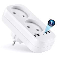 IUNI AD1 Kettős adapteres kémkamera, 16GB, Wi-Fi, Full HD, mozgásérzékelővel megfigyelő kamera