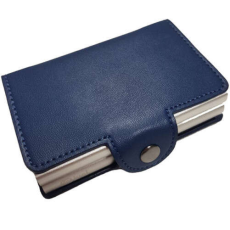 IUNI Pénztárca RFID kettős kártya nyílás iUni P3, 2 rekesz 6 kártya, Kék