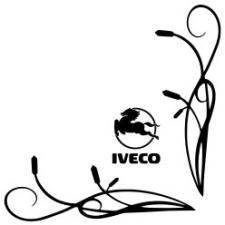 Iveco oldalüveg matrica autó dekoráció