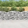  íves horganyzott vas gabion kosár 200x50x100/120 cm