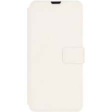 IWILL Book PU Leather Case a Huawei P40 Lite E számára, White tok és táska