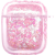 IWILL PC Protective Liquid Floating Glitter Apple Airpods Case Heart Pink