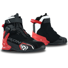 Ixon Bull 2 WP motoros cipő fekete-fehér-piros motoros csizma