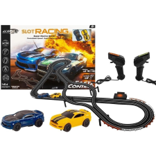  Izgalmas versenypálya 2 autóval - Slot Cars 1:64 méretarányban autópálya és játékautó