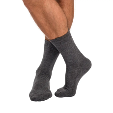 J.PRESS Férfi Thermo Zokni Plüss Talprésszel - Grey