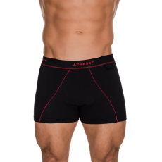 J.PRESS J.Press Klasszikus pamut Boxeralsó - Black/Red